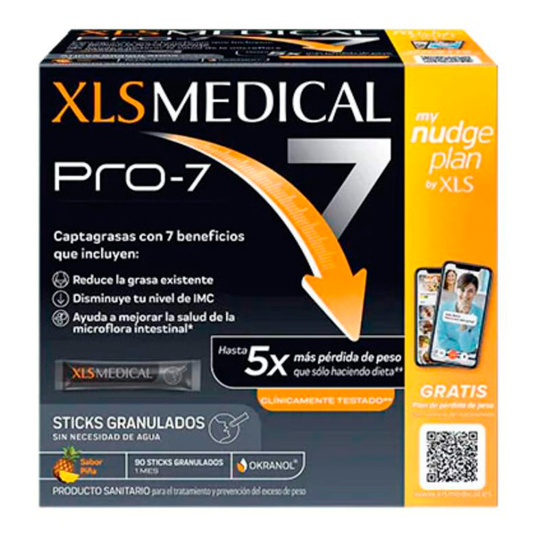 XLS Medical Pro-7 90 Sticks Granulados Sabor Piña